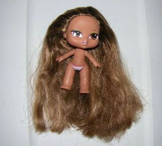 Bratz Babyz Girlz Hair Flair Yasmin Doll Brown Hair & Eyes Dark Skin