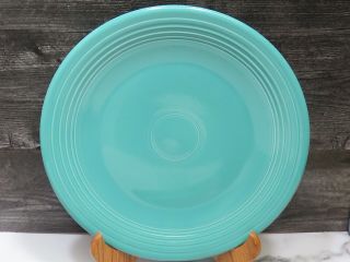 Fiesta Turquoise Large Chop Plate 11 3/4 " Diameter Round Platter