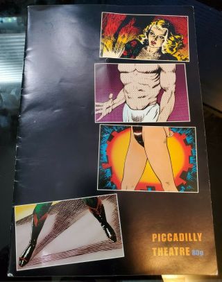 Piccadilly Theatre London Rocky Horror Show (1990) Program