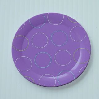 American Girl Of The Year 2009 Chrissa Maxwell Party Treats 1 Purple Plate Only