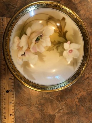 Royal Vienna M W Co,  Handpainted bowl,  RIS Germany 2