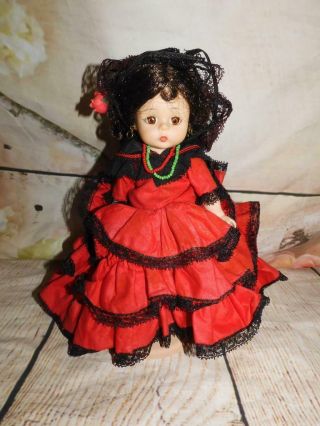 Madame Alexander 8 " Doll Spanish Girl Outfit And Doll U.  S.  Seller