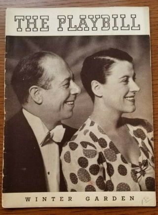 The Show Is On Bert Lahr/beatrice Lillie/vincente Minnelli 1937 Playbill