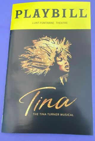 Tina The Tina Turner Musical Broadway Playbill Adrienne Warren