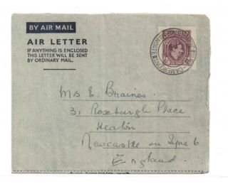Cameroon,  British - Geo Vi 6d Airmail Letter Sheet To Uk Ex - Buea British Mandate
