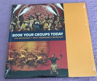 Disney On Broadway Promo CD Sampler - Lion King,  Beauty And The Beast 2