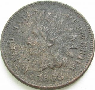 1868 Indian Head Penny / Small Cent In Saflip® - Au - (xf, ) Details