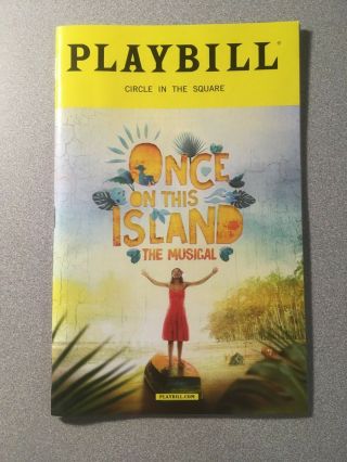 Once On This Island Broadway Musical Revival Playbill Program Book