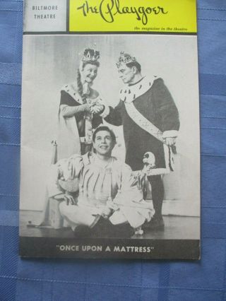 Once Upon A Matress Tour La Dody Goodman Buster Keaton Harold Lang Playbill Rare