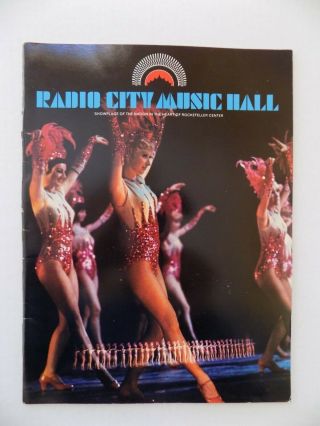 Radio City Music Hall Souvenir Program York 70s Vintage 32 Pages Htf