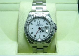 Rolex Explorer II 16570 Stainless Steel with White Polar Dial Men ' s Watch 2