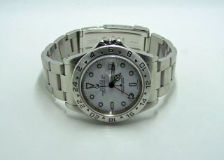 Rolex Explorer II 16570 Stainless Steel with White Polar Dial Men ' s Watch 3