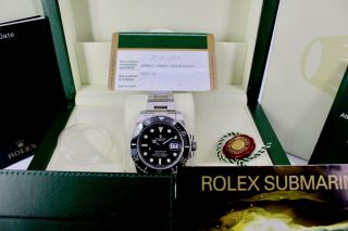 Rolex Submariner 116610LN Ceramic Stainless Steel Box and Papers 2010 2