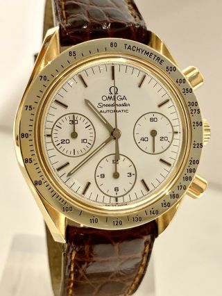 Omega Speedmaster Chronograph 18k Solid Gold,  39mm,  Automatic