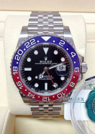 Rolex Gmt Master Ii 126710blro Pepsi 40mm Black Dial 2019 With Papers