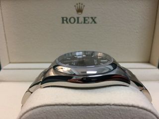 Rolex Oyster Perpetual Steel Black Dial Men 
