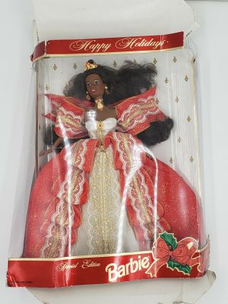 Mattel 1997 Happy Holidays Special Edition 10th Anniversary Barbie Doll
