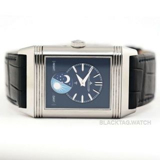 Jaeger - LeCoultre Reverso Tribute Moon Wristwatch Q3958420 Mens 2