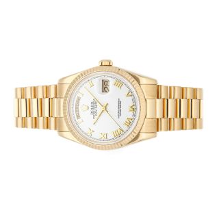 Rolex Day - Date Yellow Gold Auto 36mm President Bracelet Mens Watch 118238 2