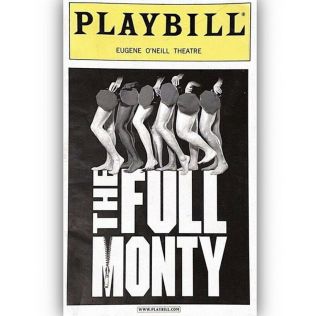 The Full Monty Playbill,  Andre De Shields Broadway Program