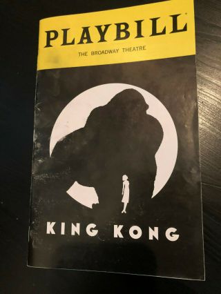 Playbill - King Kong The Broadway Musical November 2018