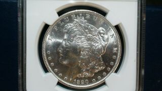 1890 S Morgan Silver Dollar NGC MS63 NEAR GEM UNCIRCULATED $1 Coin BUY IT NOW 2