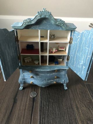 Miniature Armoire For Dollhouses 2