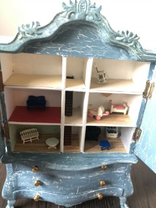 Miniature Armoire For Dollhouses 3