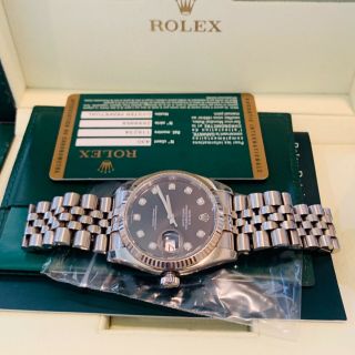 Rolex Oyster Perpetual Datejust Mens Diamond