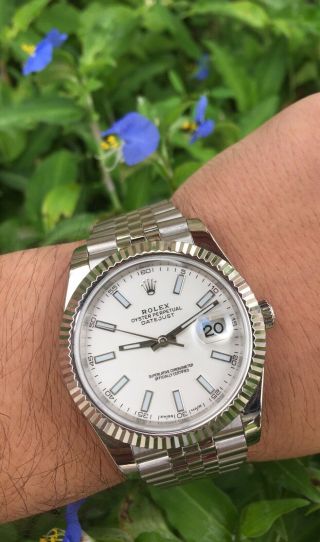 Rolex Datejust 126334 41mm Stainless Steel White Dial
