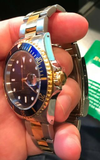 Rolex 18K Gold/Stainless Steel Oyster Perpetual Submariner W/ Papers ' U ' 40MM 3