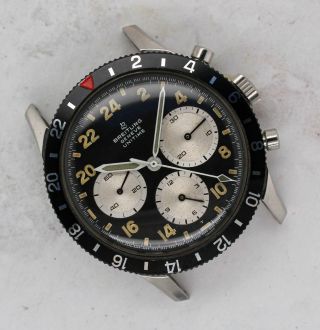 Vintage Breitling Unitime Chronograph Wristwatch Ref.  1765 Venus 178 Rare 40mm 3