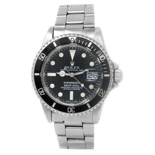 Rolex Submariner Stainless Steel Oyster Automatic Black Men 