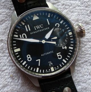 Iwc Big Pilot Stainless Automatic 7 Day Power Reserve 46mm,  Ref.  Iw5009