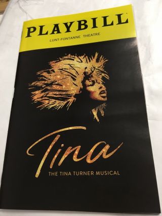 The Tina Turner Musical Playbill January 2020 Adrienne Warren Broadway