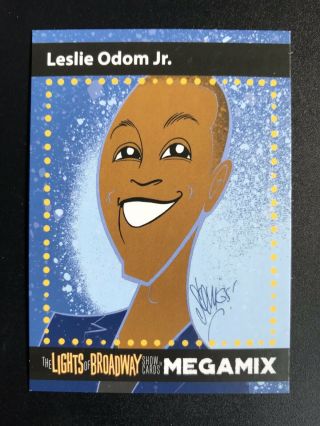 Leslie Odom Jr.  (hamilton) Lights Of Broadway Show Card