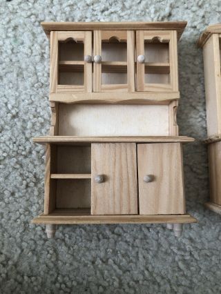 wooden dollhouse furniture set 2