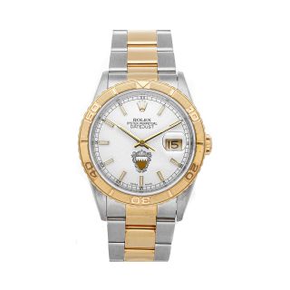 Rolex Datejust Auto 36mm Steel Gold Mens Oyster Bracelet Watch 16263