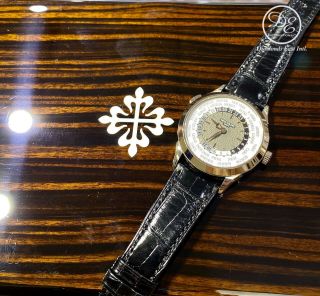 Patek Philippe World Time Complications 5230g - 001 18k White Gold Box/papers