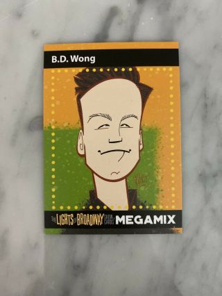 B.  D.  Wong Lights Of Broadway Card
