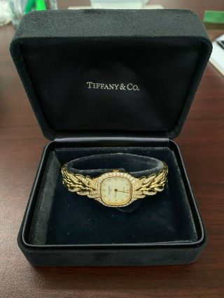 Patek Philippe La Flamme 18k gold & diamond Tiffany dial Ladies watch Quartz 3