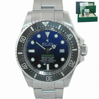 Papers 2015 Rolex Sea - Dweller Deepsea James Cameron Blue 116660 44mm Watch Box