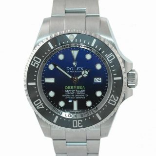 PAPERS 2015 Rolex Sea - Dweller Deepsea James Cameron Blue 116660 44mm Watch Box 2