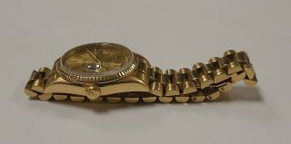 Rolex Day - Date President 18k Gold Men ' s Watch Model 18238 2