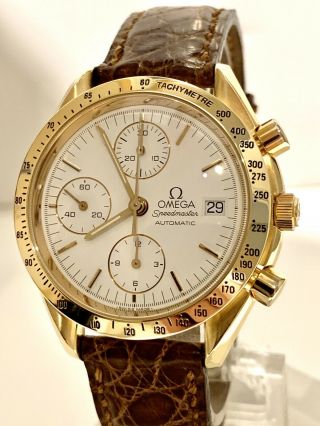 Omega Speedmaster 18k Solid Gold Automatic Watch