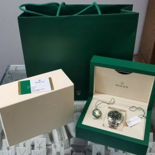 Rolex 116400gv Green Crystal Milgauss Steel 116400 Box,  Papers,  & Bag