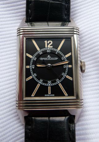 Jaeger - Lecoultre Grande Reverso 1931 Seconde Centrale White Gold Watch Q381357j