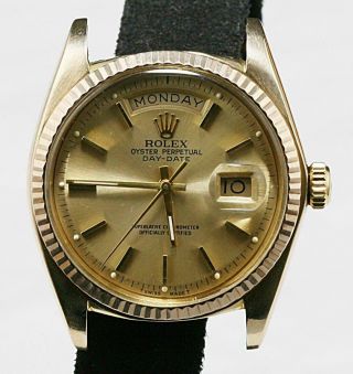 Rolex Cal1556 Day - Date Non Quick Set Automatic Ref1803 Acrylic Crystal