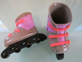 Our Generation Roller Blades Shoes With Wheels For 18 " Doll American Girl