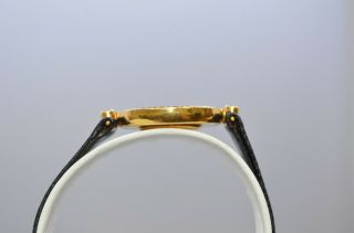 W176 - Gorgeous 18K Yellow Gold Happy Chopard Diamond Watch Gold Face 3
